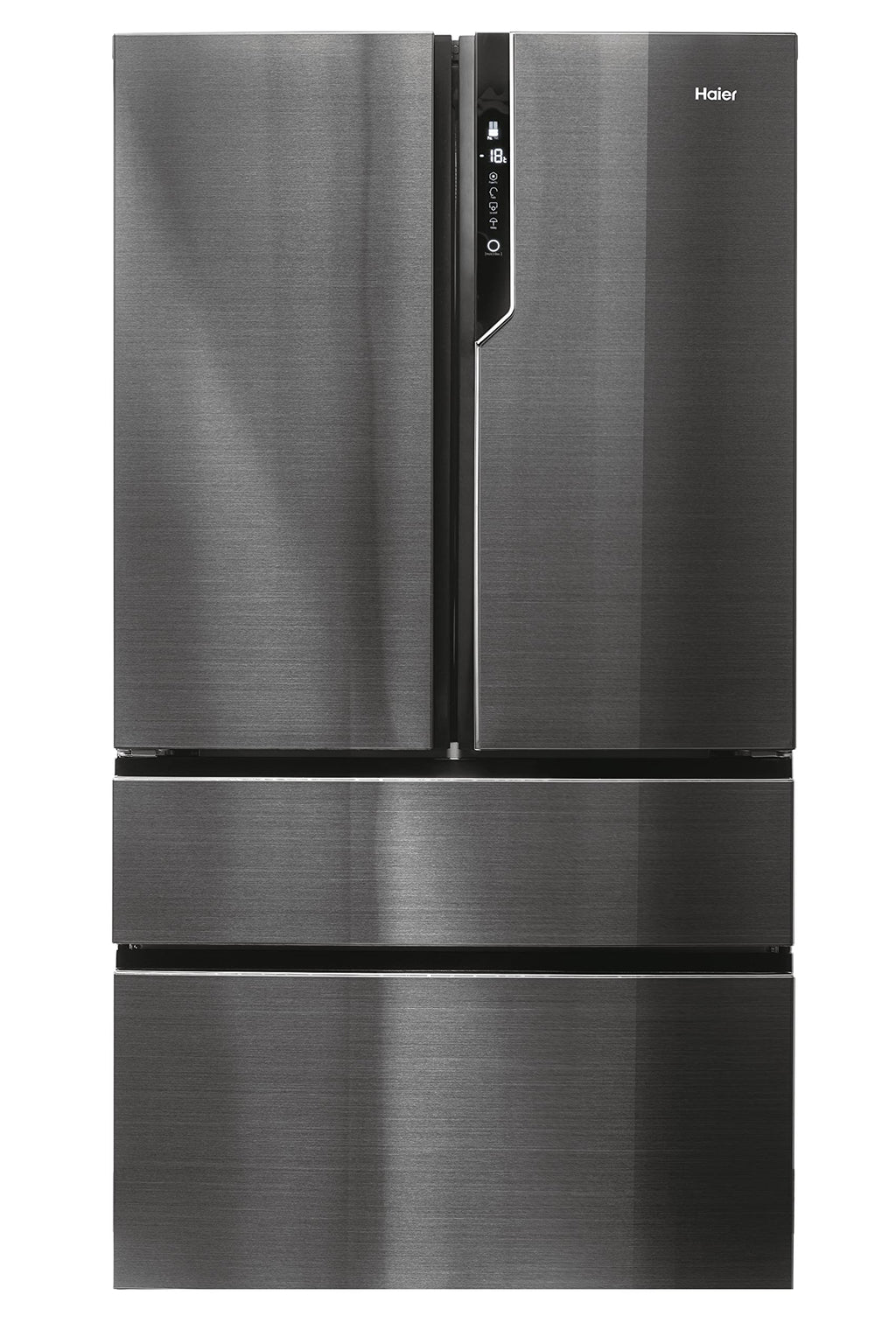 Haier HB26FSNAAA - Frigorifero Cube 4 Porte, Finitura Iconic Black, Libera installazione, ABT luce UV antibatterica, Nero - Iconic Black