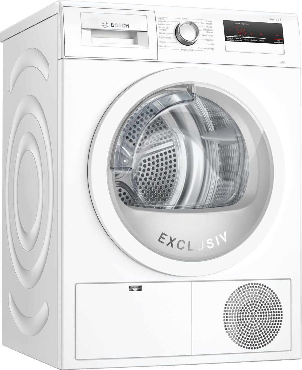 Bosch Elettrodomestici, Serie 4, Asciugatrice a pompa di calore, 8 kg, WTH85V1EIT