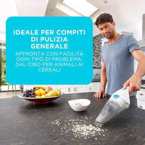 BLACK+DECKER dustbuster 3.6V Aspirapolvere Portatile Senza Fili, NVC115JL-QW