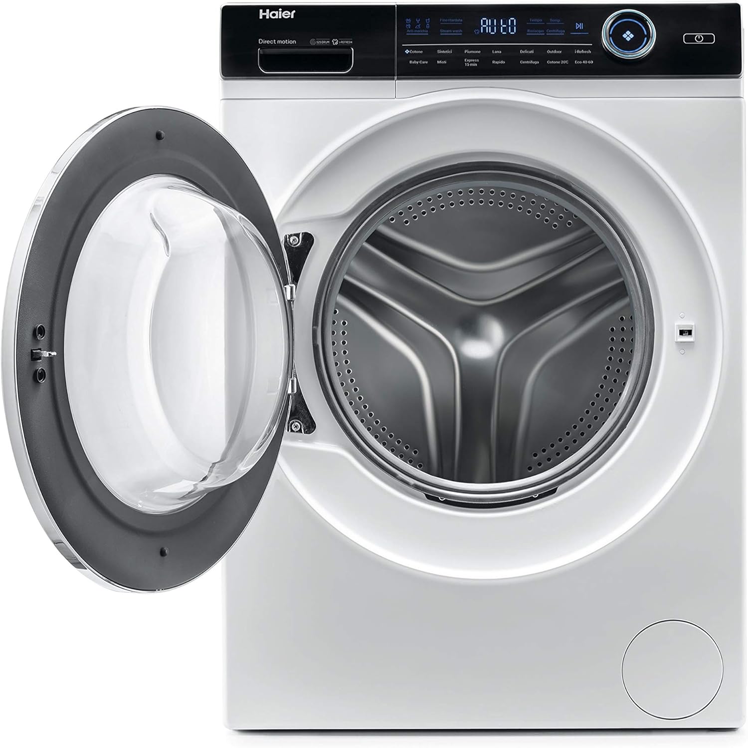 Haier I-Pro Serie 7 Plus Lavatrice 12 Kg, Libera Installazione, Carica Frontale, Classe A, 1400 Giri, Wi-Fi + BLE, Controllo App hOn, Partenza Ritardata, 60 x 60 x 85 cm, Bianca - HW120-B14979U1