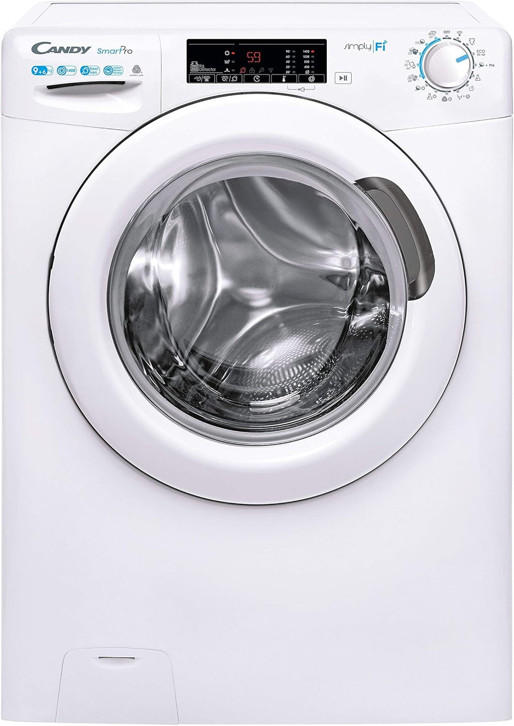 CANDY SMART PRO CSOW 4965TWE/1-S LAVASCIUGA - FRONTAL BIANCO E