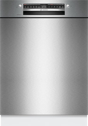 Bosch SMU4ECS24E - Lavastoviglie Smarter serie 4, 60 cm, lavabile in lavastoviglie, made in Germany, cassetto portaposate, particolarmente silenzioso, SpeedPerfect+ per stoviglie pulite più