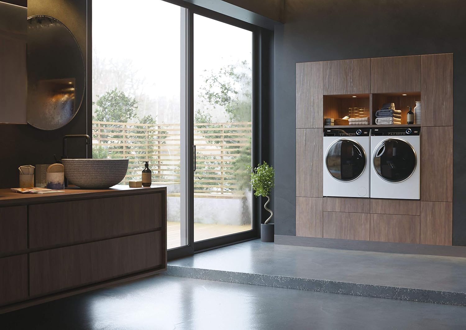 Haier I-Pro Serie 7 Plus Lavatrice 12 Kg, Libera Installazione, Carica Frontale, Classe A, 1400 Giri, Wi-Fi + BLE, Controllo App hOn, Partenza Ritardata, 60 x 60 x 85 cm, Bianca - HW120-B14979U1
