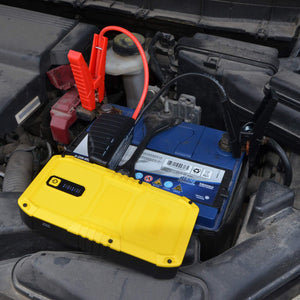 MAXTOOLS JSL400 Avviamento d’Emergenza Professionale per Automobile 2400 A per Veicoli Diesel e a Benzina di Grandi Dimensioni, Potente e Sicuro a 12 V, Batteria al Litio Esterna con USB