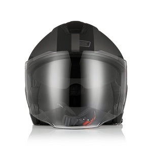 ORIGINE Casco Jet Moto 3/4 Aperto con Doppia Visiera Adatto per Scooter Omologato ECE