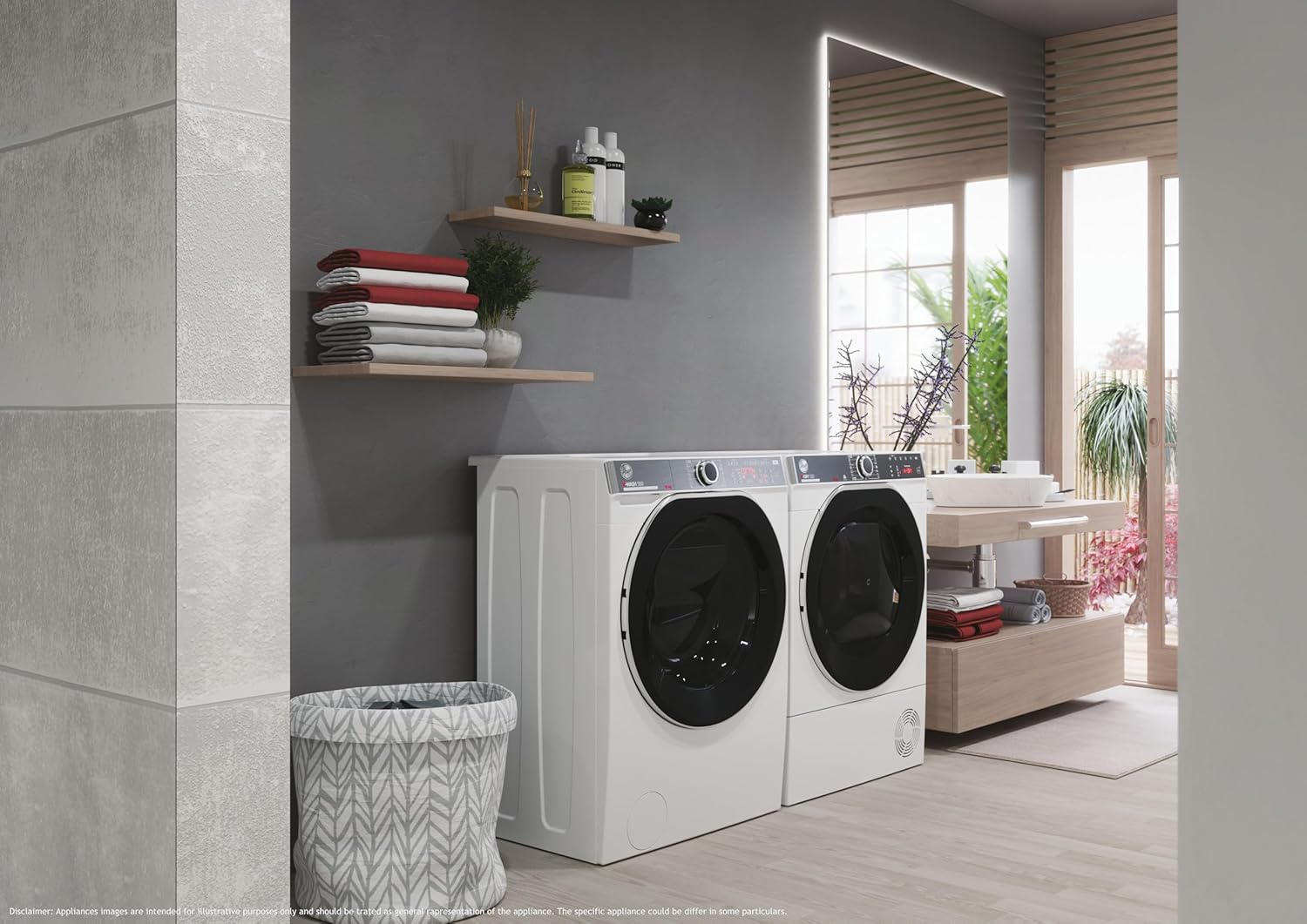 Hoover H-Dry 500, NR4 H7A2TCBEX-S, Asciugatrice, 7 KG, Classe A ++, 67 dB, Programma Lana, 16 programmi, Bianco, AxLxP 85x50x46,5 cm