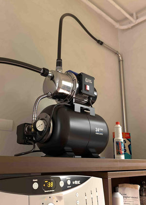 AR Blue Clean Pompa Autoadescante ARGP 1100XB con Serbatoio per Acque Chiare (1.100 W, Portata max. 4.600 l/h, Prevalenza max. 45 m)