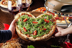 G3 Ferrari G10006 Pizza Express Delizia, Forno Pizza, 1200 W, 400°C, Pizza fragrante in 5 minuti, Ricettario incluso, Rame