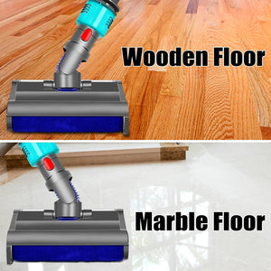 Italdos Spazzola Lavapavimento compatibile per Dyson V8 V10 V11 V15 Pulizia a Umido e Secco, con Luce Verde Pulisce e Asciuga i Pavimenti Duri, Serbatoi Acqua Sporco e Pulito Separati