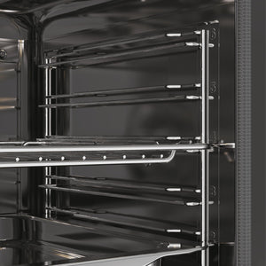 Candy C-Bake 600 CA6 NP5B3YTX, forno multifunzione, pirolitico-idrolitico, 78L, Wi-Fi, 3300 W, 2 vassoi+1 griglia, convezione+ventilatore, 12 funzioni, comandi push&pull, porta 4 vetri, nero-inox