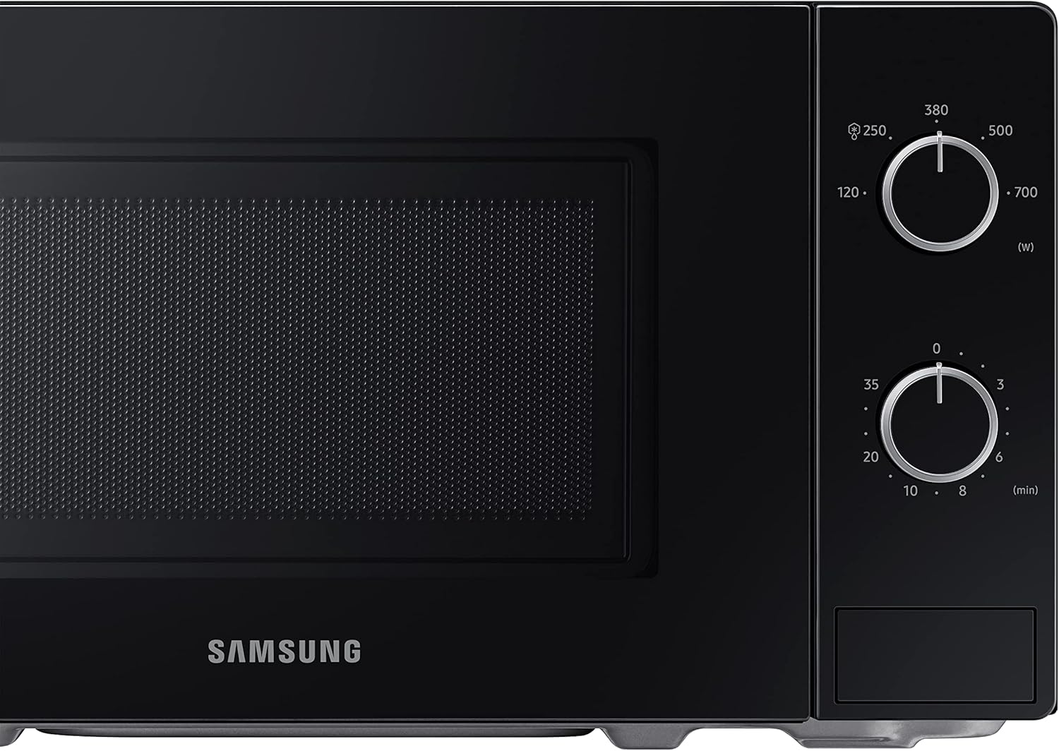 Samsung Forno a Microonde a Libera Installazione Cottura Essenziale, MS20A3010AL, Microonde 700 W, 20 L, 44l x 25,9h x 33,7p cm, Nero