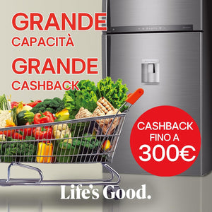 LG GTF916PZPED Frigorifero Doppia Porta, Classe E, 592l, Connettività Wi-fi Con App Thinq, Door Cooling, Gestione Umidità, Frigorifero Con Dispenser Acqua, Inox