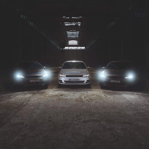 OSRAM LEDriving LED headlight, Chrome edition as xenon replacement, LED upgrade, LEDHL104-CM, left-hand drive cars only (1 complete set)