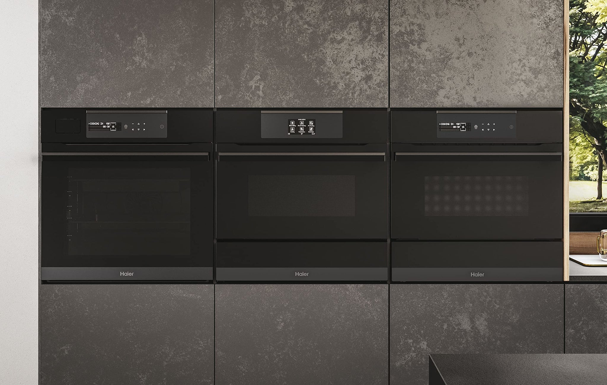 Haier Series 6 HWO15NWD6XB1 - Cassetto scaldavivande, capacità 20 l, 6 servizi, 5 funzioni, telecomando interno temperatura, temperatura da 30 a 70 gradi, trattamento anti-impronte, elettrico, 420 W