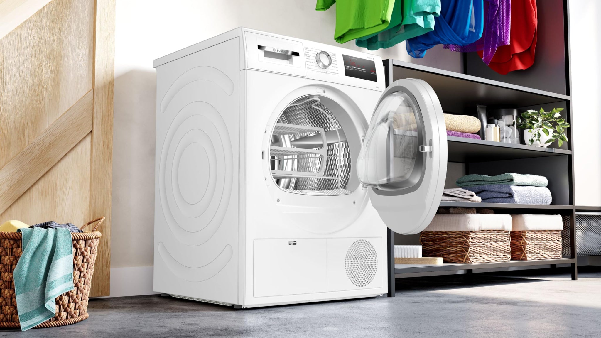 Bosch Elettrodomestici, Serie 4, Asciugatrice a pompa di calore, 8 kg, WTH85V1EIT