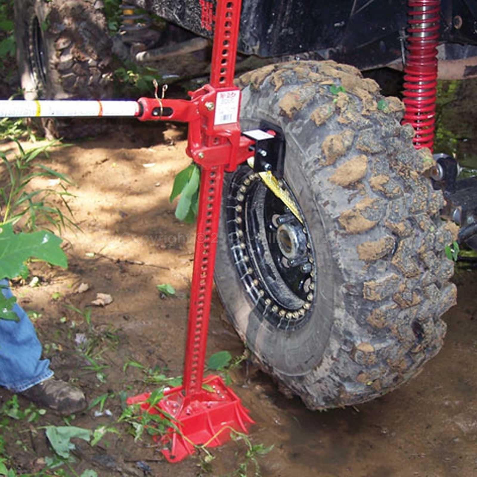 KATSU Farm Jack Heavy Duty 48" 1200 mm 3,5 Ton Capacità di Carico Offroad Martinetto Cricchetto ad Alto Sollevamento Cric Fuoristrada per ATV 4x4 Trattori Camion 161195