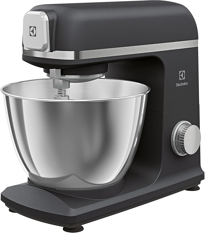 Electrolux E5KM1-4BPT Impastatrice Planetaria Create 5 in alluminio pressofuso, 1200W, 6 Impostazioni, 330x245x380mm, Black Pearl