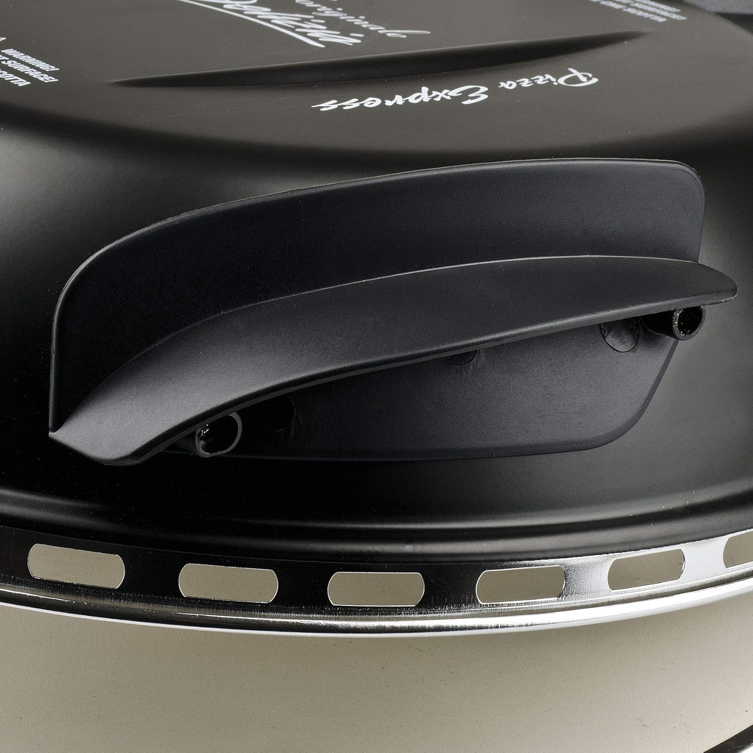 G3 Ferrari G1000610 Pizza Express Delizia, Forno Pizza, 1200 W, Termostato regolabile 400°C, Pizza fragrante in 5 minuti, Doppia resistenza riscaldante, Ricettario e Palette inclusi Nero