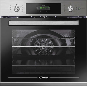 Candy Smart Steam FSCTX886 WIFI Forno Elettrico Multifunzione da Incasso, 70 L, Autopulente, Connesso, Wi-Fi + BLE, Classe A, 59,5x56,8x59,5 cm, Inox