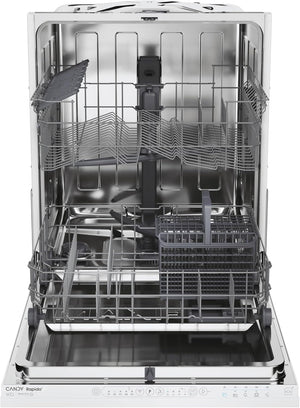 Candy Rapidò CI 3E7L0W, Lavastoviglie Integrabile 60 CM, 13 Servizi, Wi-Fi, 5 programmi, speciale 49', mezza carica, indicatore tempo e sale, 43DB, altezza cestello superiore regolabile, colore bianco