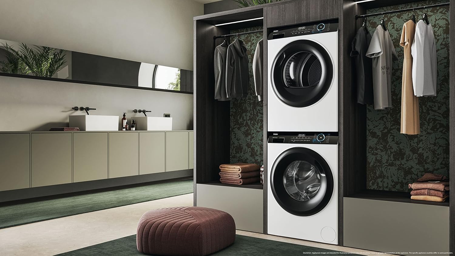 Haier I-PRO Serie 3 HD80-A2939 - Asciugatrice a pompa di calore, 8 kg/A++, motore inverter, 3 livelli di asciugatura selezionabili, tamburo in acciaio inox, programma di vapore I-Refresh