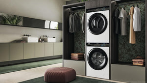 Haier I-PRO Serie 3 HD80-A2939 - Asciugatrice a pompa di calore, 8 kg/A++, motore inverter, 3 livelli di asciugatura selezionabili, tamburo in acciaio inox, programma di vapore I-Refresh