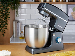 G3 Ferrari Impastatrice Planetaria con Tirapasta Pastaio 10&Lode G20113, 1500 W, 10 Litri, Acciaio Inossidabile, 6 velocità, Nero/Acciaio