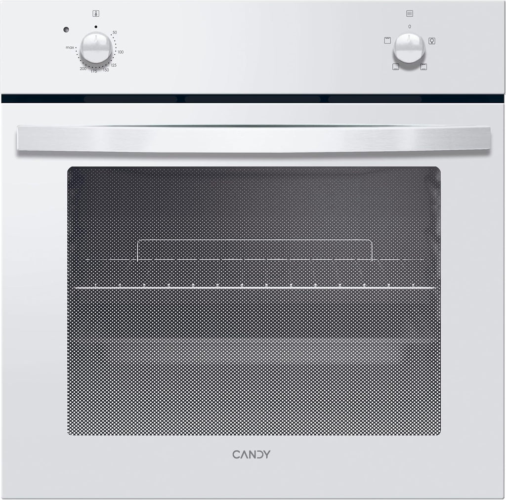 Candy Idea Forno Elettrico da Incasso Ventilato, 70 Litri, Classe A, 4 Modalità di Cottura, Facile da Pulire, Controllo tramite App hOn, 59,5 x 59,5 x 56,8 cm, Bianco - FIDC B100