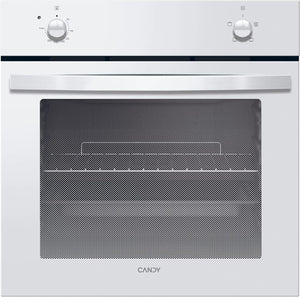 Candy Idea Forno Elettrico da Incasso Ventilato, 70 Litri, Classe A, 4 Modalità di Cottura, Facile da Pulire, Controllo tramite App hOn, 59,5 x 59,5 x 56,8 cm, Bianco - FIDC B100