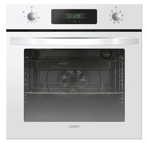 Candy Idea FIDC B625 L, forno multifunzione, 70 l, 2 vassoi e 1 griglia, ventilatore radiale, pulizia acquattiva, convezione + ventilatore, 8 funzioni, comandi push&pull, porta doppia vetro, bianco