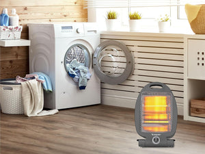 BEPER P203PAN001 Stufa al quarzo, Basso Consumo Energetico, 800W 2 Livelli di Potenza, Pannello radiante al quarzo, Grigio