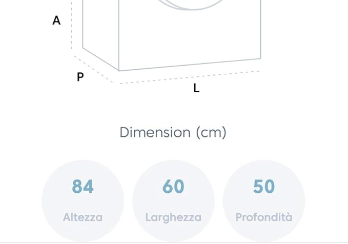 Beko bte7726Xa-It Lavasciuga Slim A Vapore Steamcure, 7/4 Kg, 1400 Giri/Min, 15 Programmi, ‎50 x 60 x 84 cm, 64 Kg [Classe di efficienza energetica D]