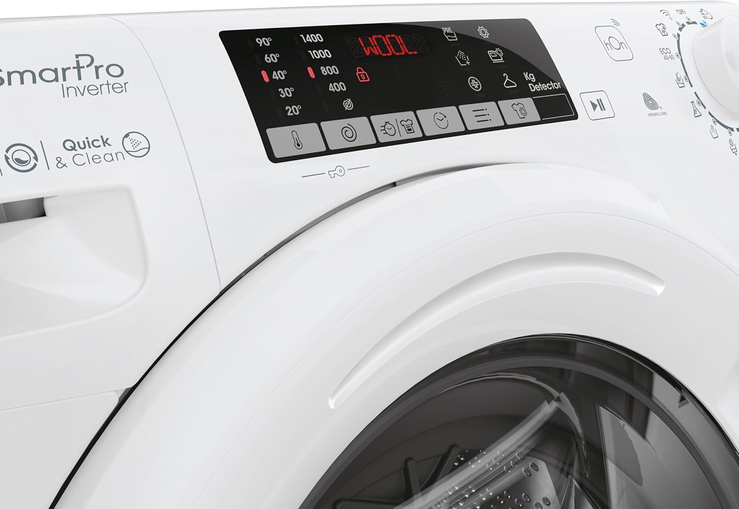 Candy Smart Pro Inverter Lavasciuga Slim 6+4 Kg, Libera Installazione, 1400 Giri, Classe A-20%, Programmi Rapidi, Connessa, App hOn, AxLxP 85x60x45