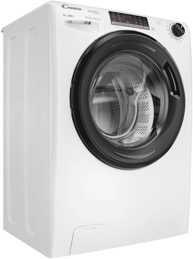 Candy CSO4136TWMB5-S - Lavatrice da 13 kg, Caricamento Frontale, 1400 giri, Classe energetica A [Classe di efficienza energetica A]