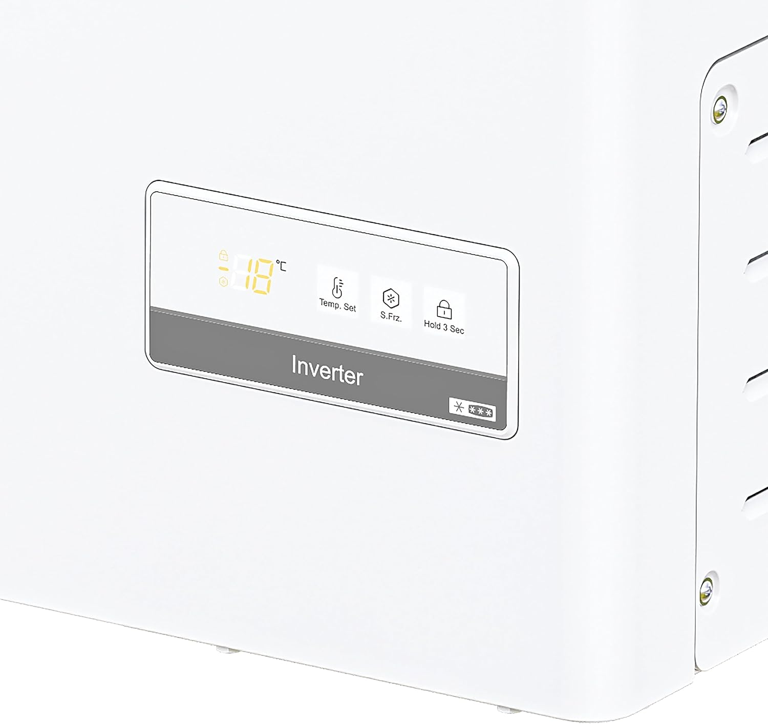 Haier Congelatore a Pozzetto, 196 Litri, Funzione Fast Freeze, Trattamento Antibatterico, Temperatura Regolabile, Luce LED, Classe E/A++/ 91,5 x 55,5 x 84,5 cm, Bianco - HCE200D