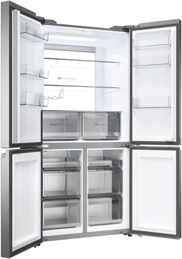 Haier CUBE 90 SERIE 7 HCR79F19ENMM Frigorifero Frigorifero/Total No Frost/HumidityZone Air Surround/ABT Pro/MyZone Pro/Inverter Compressore/acciaio